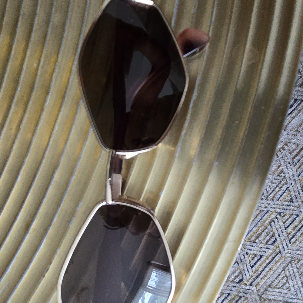 Celine Gold Frame Brown Lens Women's Sunglasses